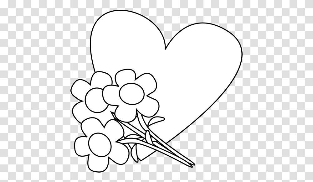 Heart Black And White Clipart Valentine Heart Clipart Black And White, Stencil, Graphics Transparent Png