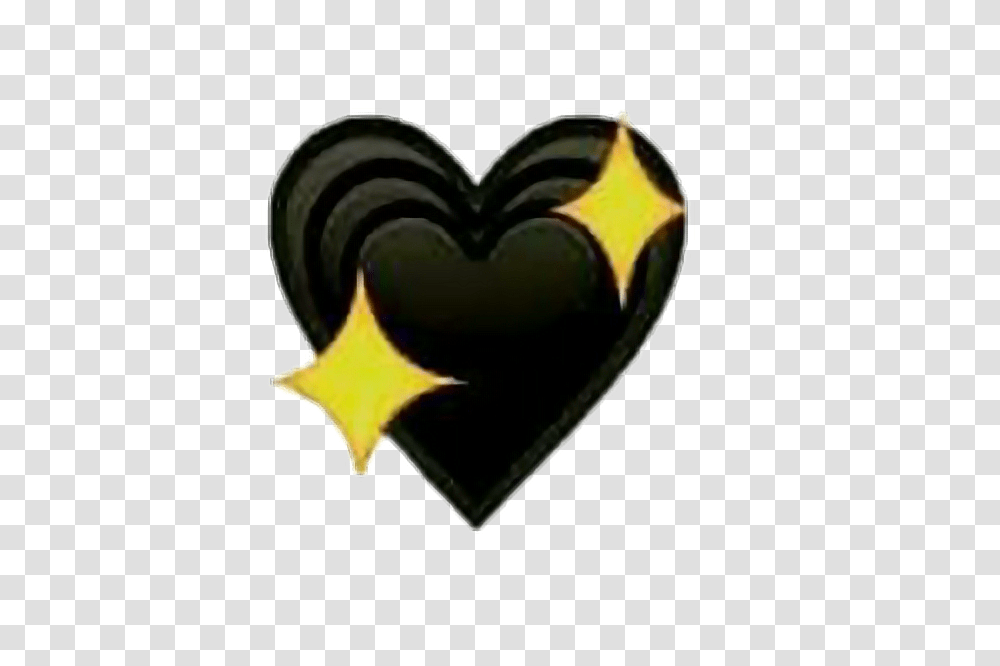 Heart Black Blackheart Emoji Emojisticker, Pillow, Cushion, Smoke Pipe Transparent Png