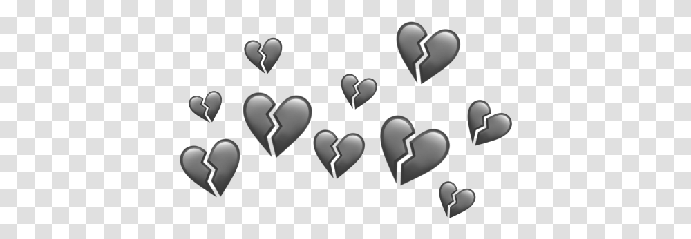 Heart Black Blackheart Love Cool Edit Fanpage Heart In Head Edit, Pill Transparent Png