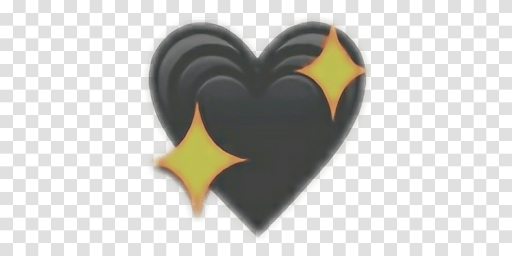 Heart Black Emoji Heart, Cushion, Pillow, Helmet Transparent Png