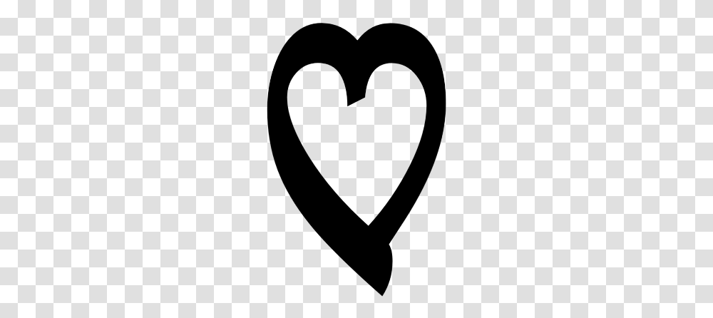 Heart Black Shadow Cute Bff Sweet Sweetie Sweets Heart, Gray Transparent Png