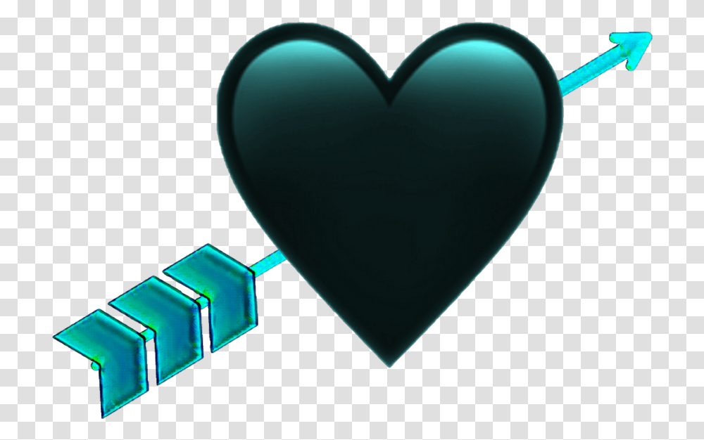 Heart Blackheart Heartwitharrow Black Turquoise Heart, Mouse, Hardware, Computer, Electronics Transparent Png
