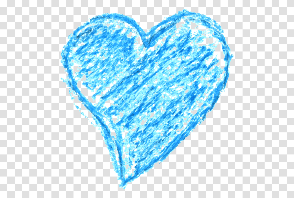 Heart Blue, Fungus, Rug Transparent Png