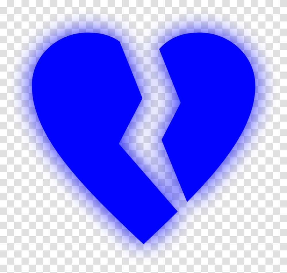 Heart Blue Neon Love Sticker By U200eu200eu200eu200e Language, Balloon, Plectrum Transparent Png