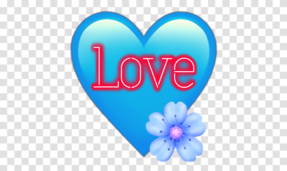 Heart Blueheart Heartamojiiphone Emojiiphone Iphoneemoji Heart, Interior Design, Indoors, Petal, Flower Transparent Png