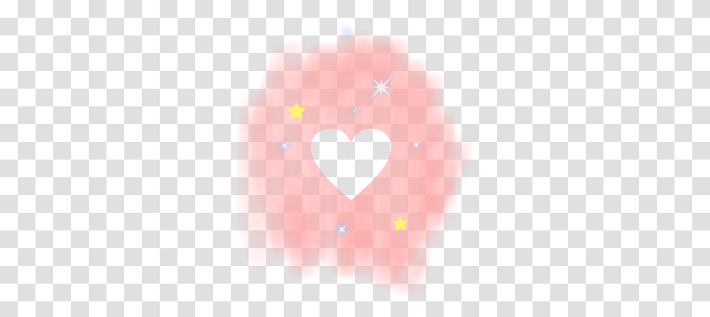 Heart Blush Cute Kawaii Pink Star Sparkle Glitter Heart Transparent Png