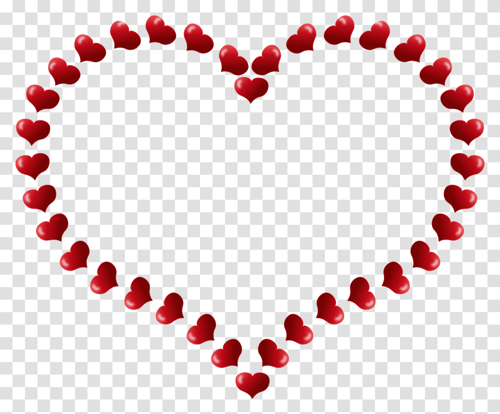 Heart Border Clip Art, Petal, Flower, Plant, Blossom Transparent Png