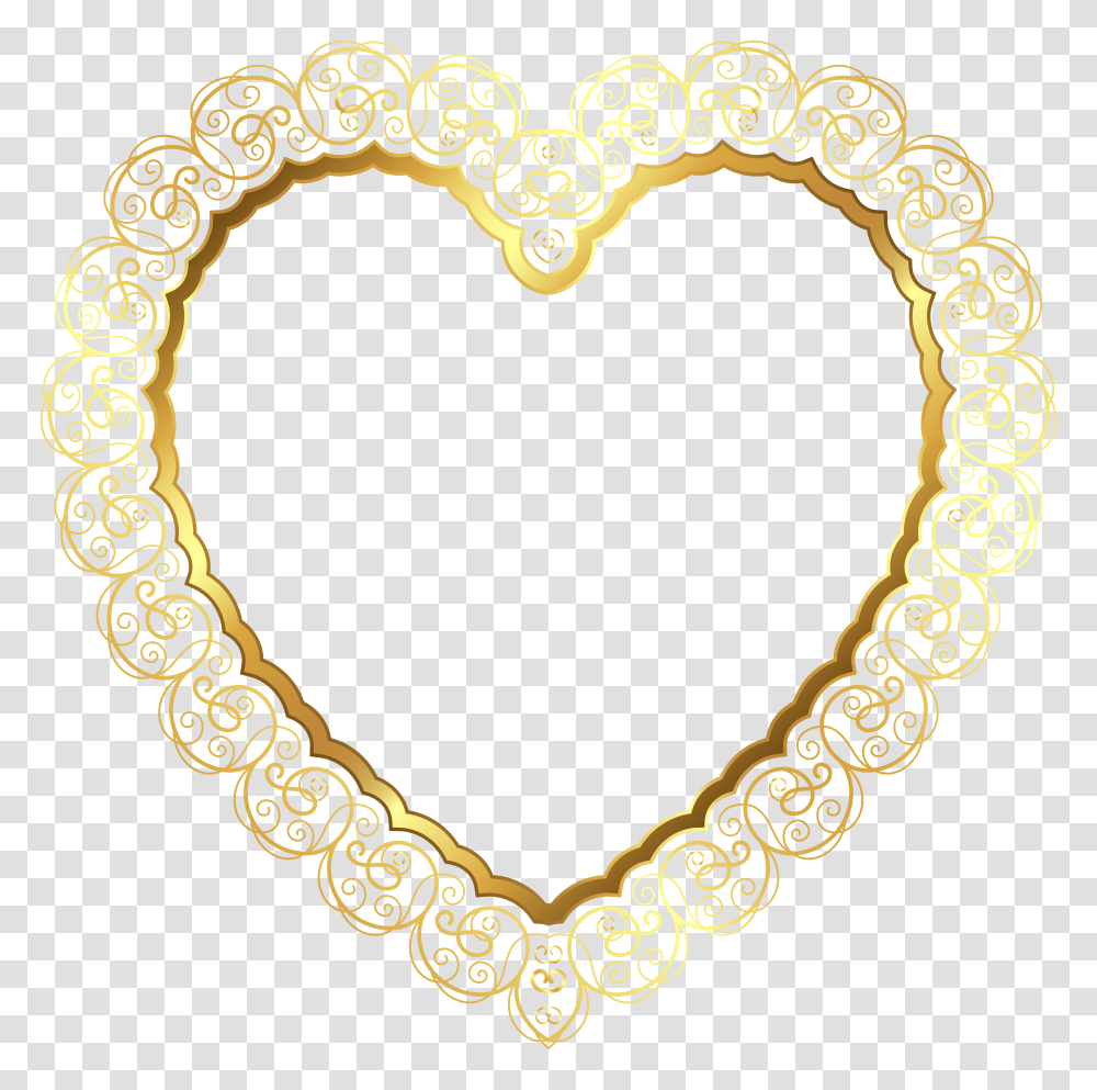 Heart Border Clip Transparent Png