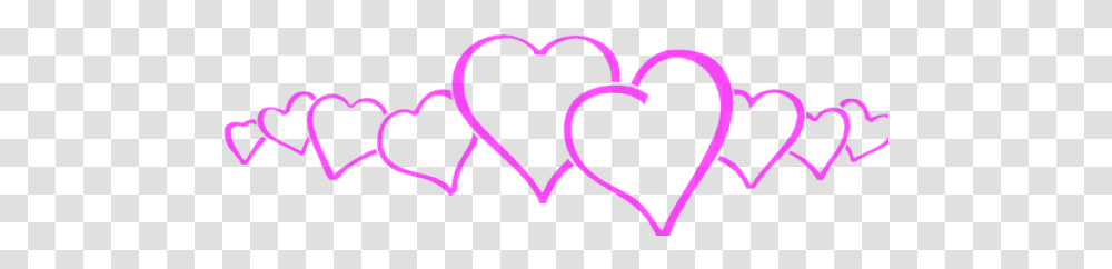 Heart Border For Word Valentines Border Clip Art, Purple Transparent Png