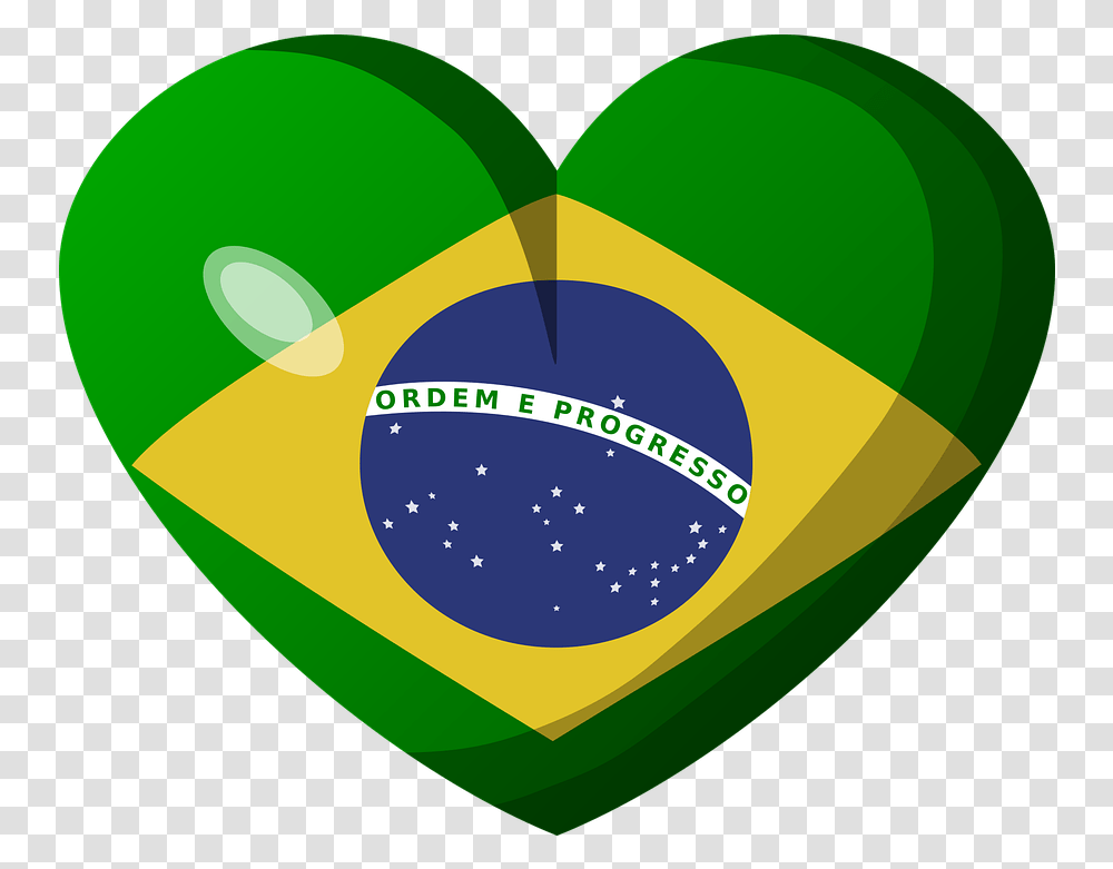Heart Brazil Love Brazil Flag, Label, Text, Graphics, Green Transparent Png
