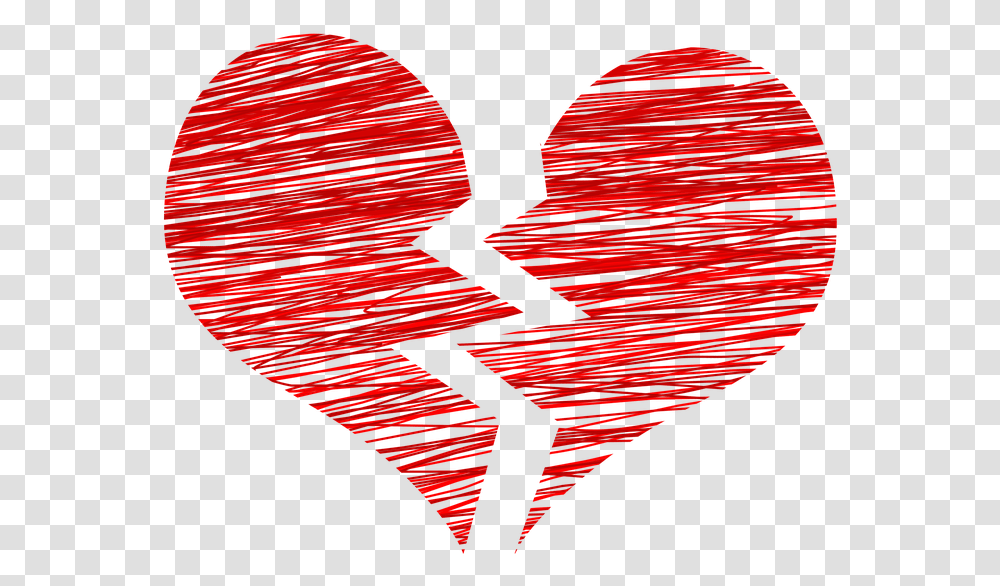 Heart Broken Heart Separation Breaking Red Divorce, Light, Pattern, Star Symbol Transparent Png