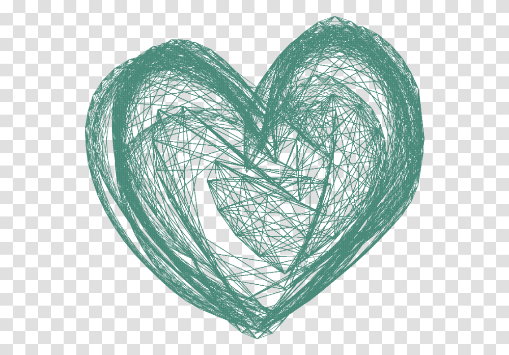 Heart Brush Drawn Green Aqua Sticker Green Heart Brush, Pillow, Cushion Transparent Png