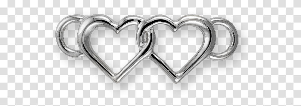 Heart, Buckle, Emblem, Silver Transparent Png
