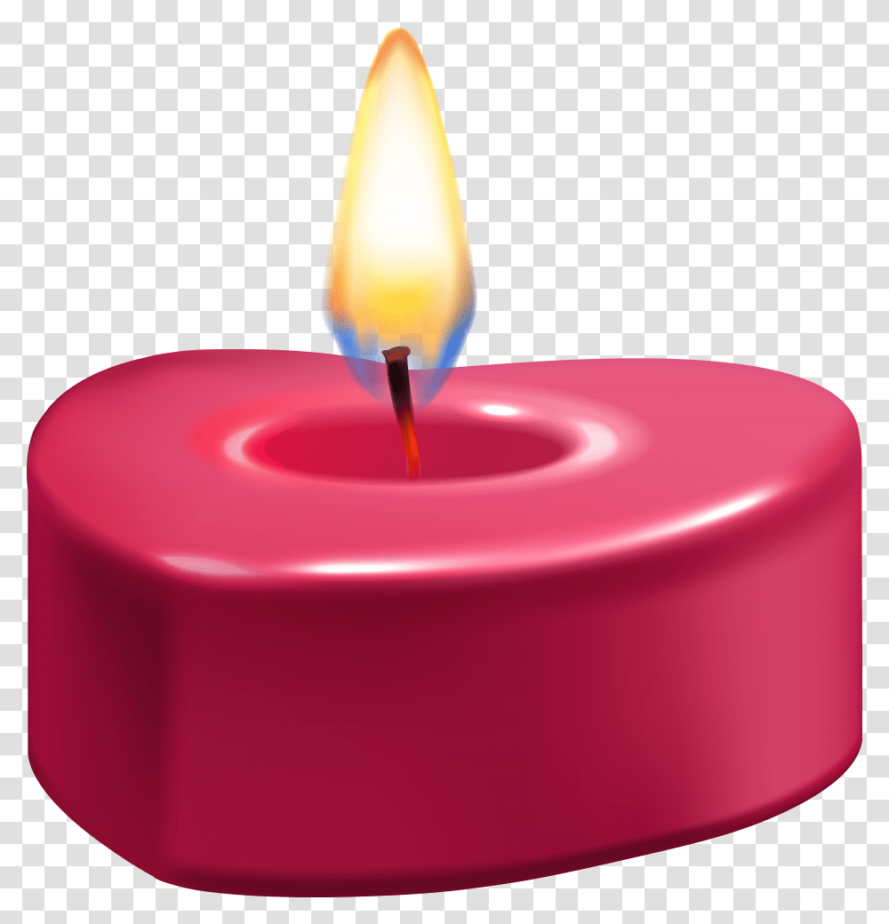 Heart Candle Clip Art Transparent Png