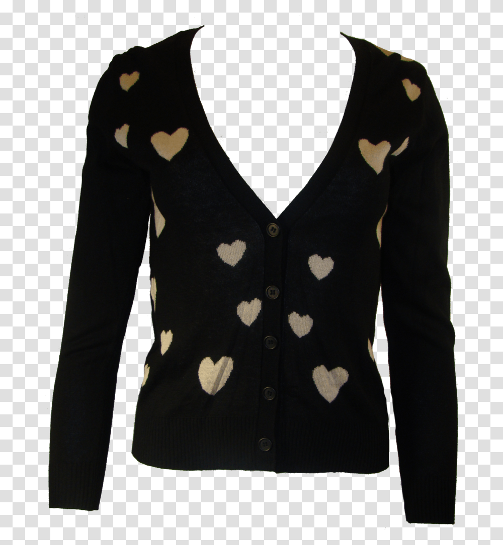 Heart Cardigan Cardigan, Apparel, Sleeve, Sweater Transparent Png