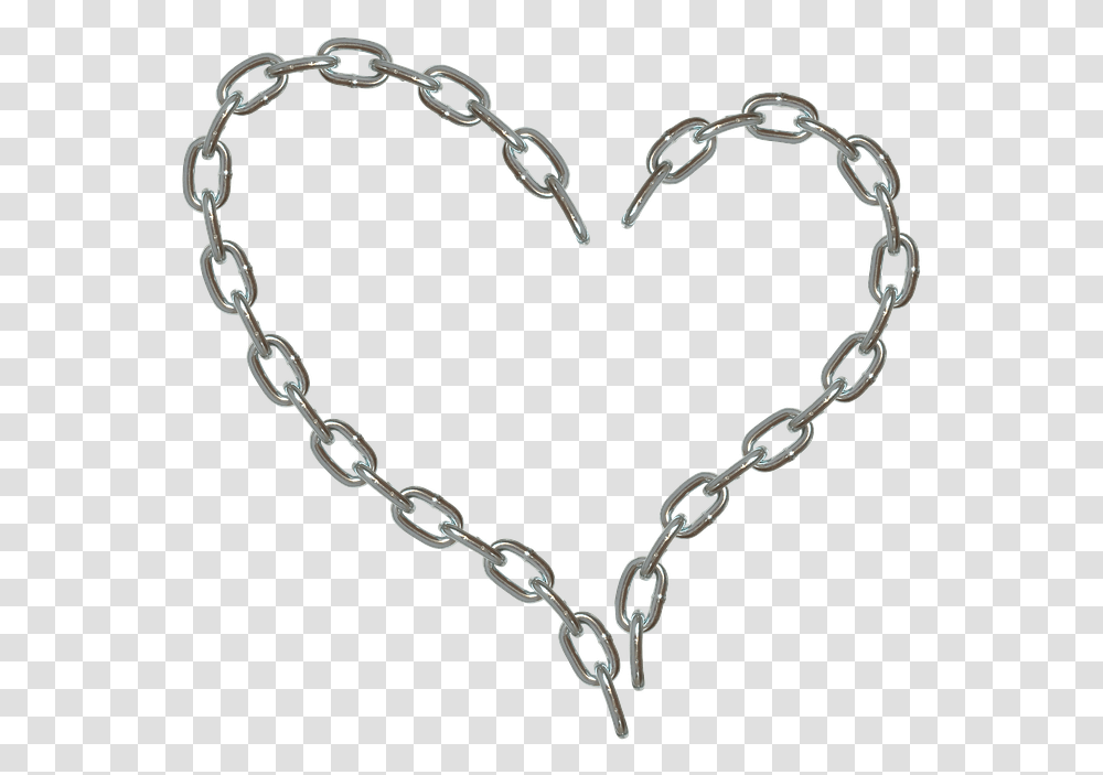 Heart Chain Drawing, Bracelet, Jewelry, Accessories, Accessory Transparent Png