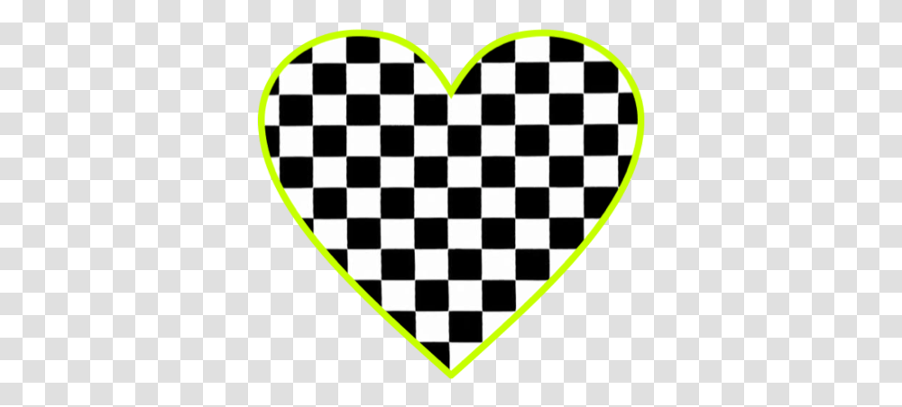 Heart Checkard Goth Gothic, Chess, Game, Light, Label Transparent Png