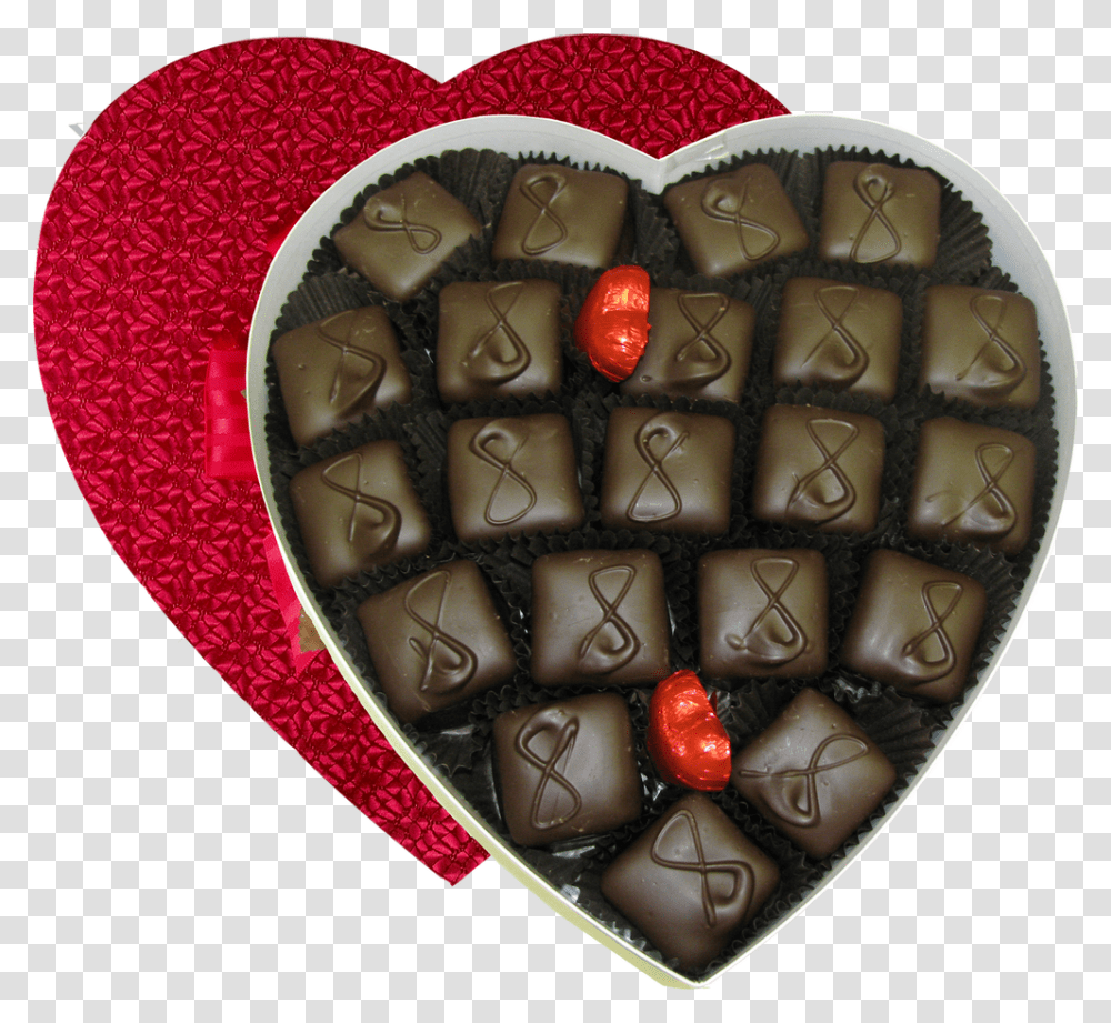 Heart, Chocolate, Dessert, Food, Fudge Transparent Png