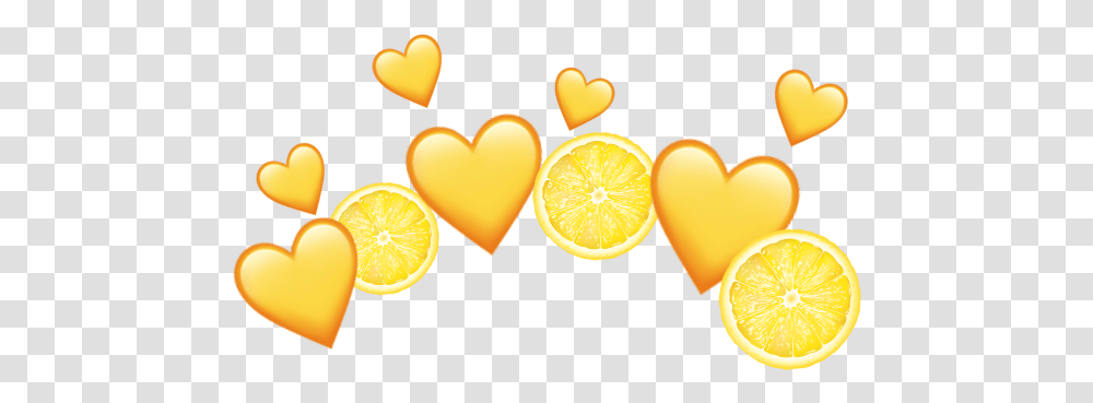 Heart, Citrus Fruit, Plant, Food, Lemon Transparent Png