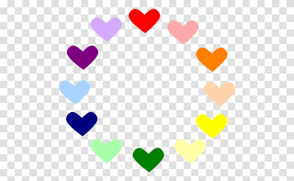 Heart Clip Art At Hearts Rainbow Transparent Png