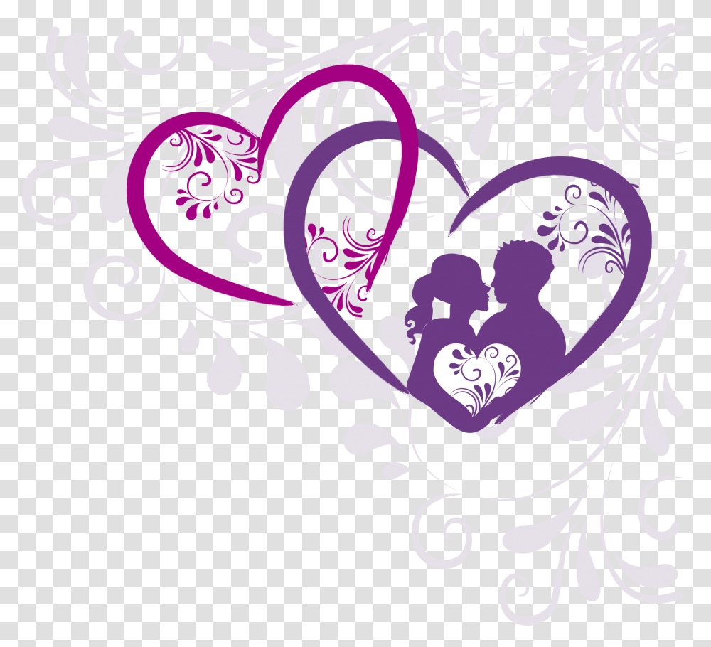 Heart Clip Art Couple Sweet Background Vector Download Heart, Graphics, Floral Design, Pattern, Stencil Transparent Png
