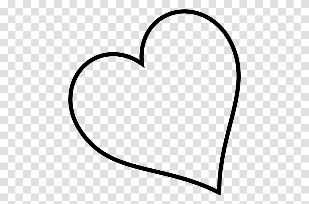 Heart Clipart Black And White, Cushion Transparent Png