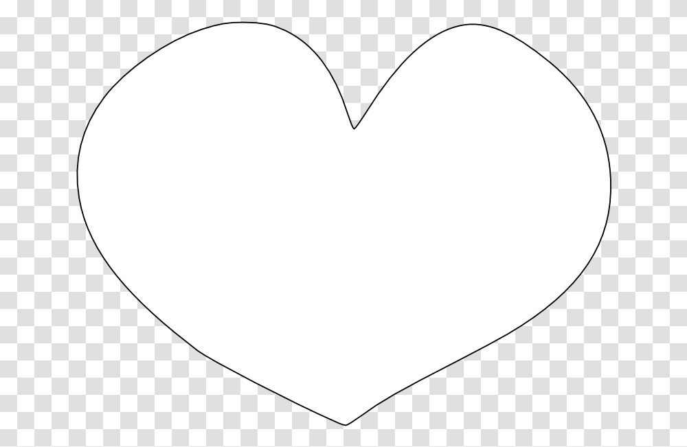Heart Clipart Black And White White Heart Black Background, Balloon, Pillow Transparent Png