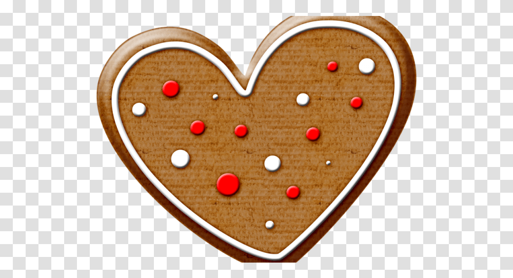 Heart Clipart Cookie Clip Art Gingerbread Heart Heart Shape Cookie Clipart, Food, Biscuit, Necklace, Jewelry Transparent Png