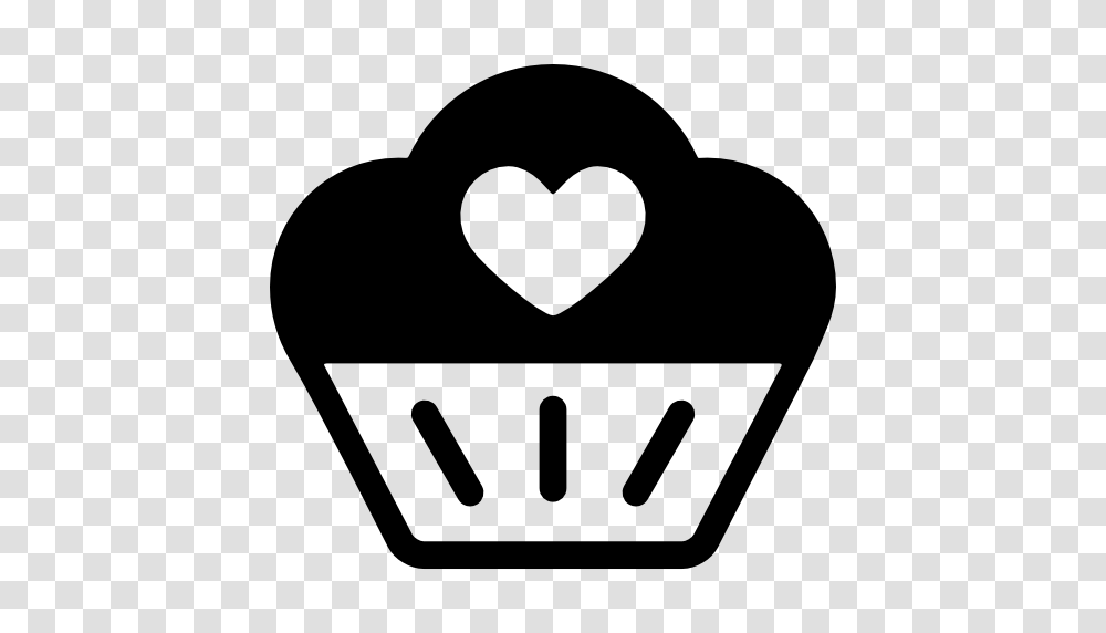 Heart Clipart Cupcake, Stencil, Bowl, Soil, Silhouette Transparent Png