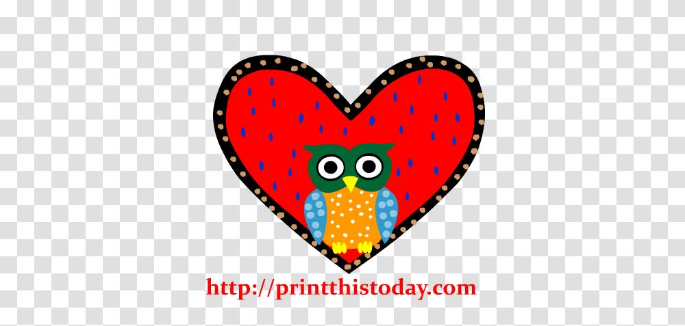 Heart Clipart Owl, Poster, Advertisement Transparent Png