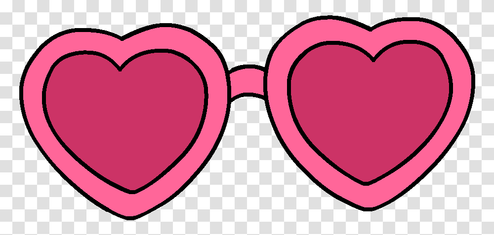 Heart Clipart Sunglass Free For Pink Heart Glasses Clipart, Accessories, Accessory, Sunglasses Transparent Png