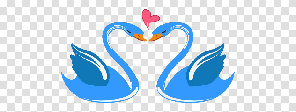 Heart Clipart Swan Swan Cartoon Clipart Swans Vector, Graphics, Symbol, Snake, Reptile Transparent Png