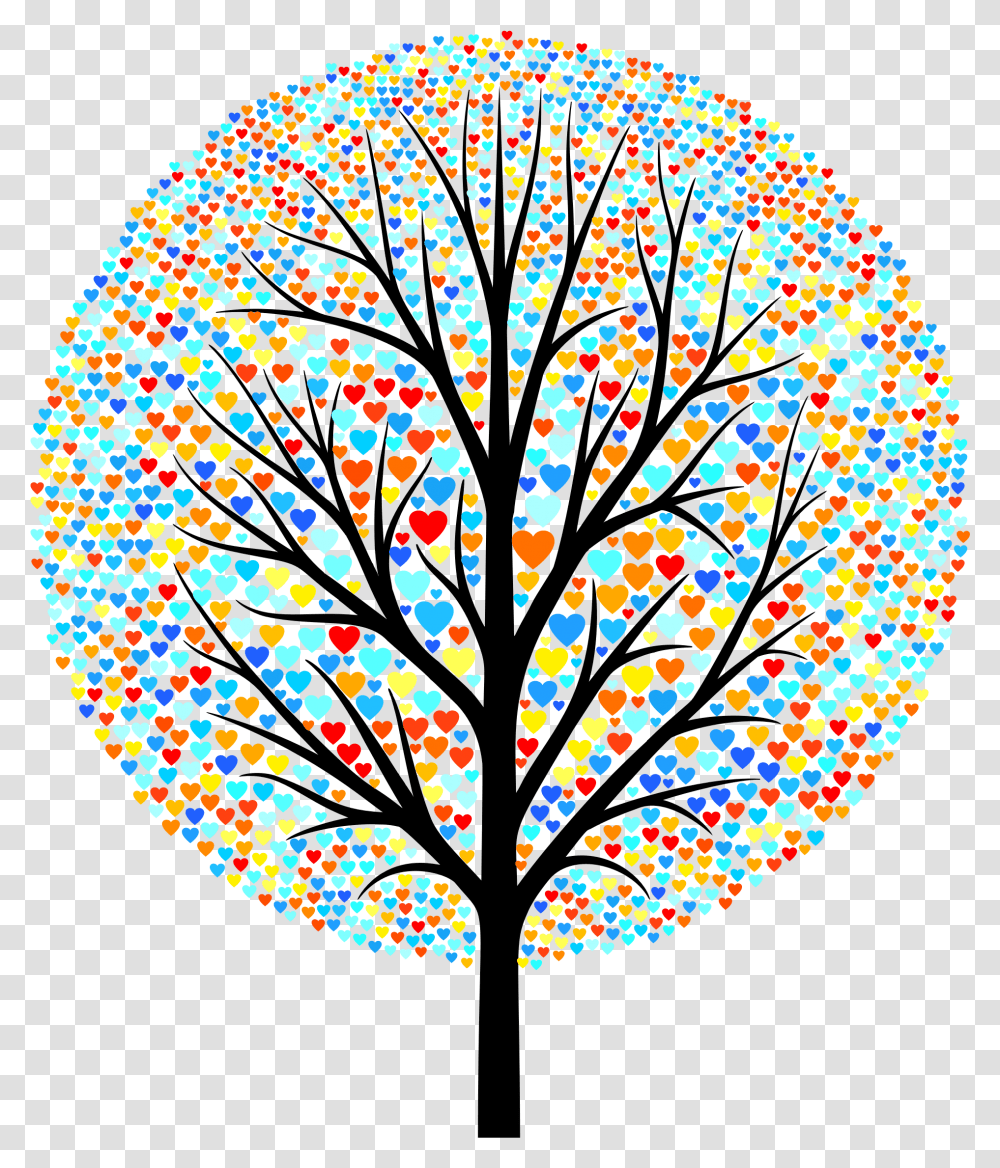 Heart Clipart Tree Free For Download Best Book Quotes, Ornament, Pattern, Lighting, Fractal Transparent Png