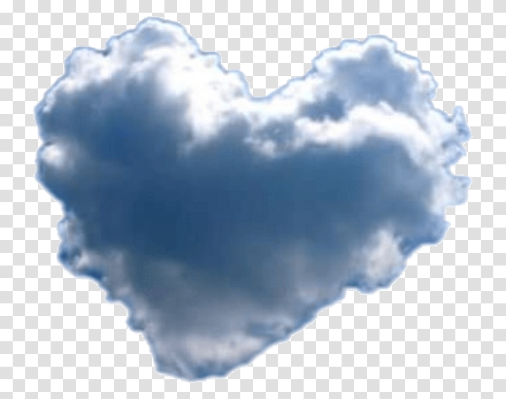 Heart Cloud Heart Cloud Sticker, Nature, Cumulus, Weather, Sky Transparent Png