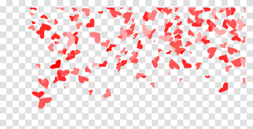 Heart Confetti Background Onlygfxcom Background Heart Confetti, Paper, Rug Transparent Png