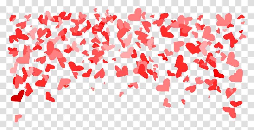 Heart Confetti Background Onlygfxcom Background Hearts, Paper Transparent Png