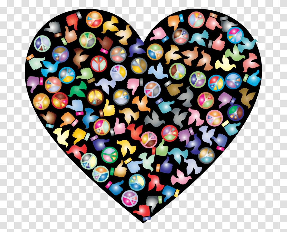 Heart, Confetti, Paper, Pattern Transparent Png