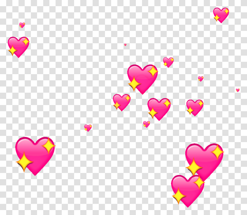 Heart, Confetti, Paper Transparent Png