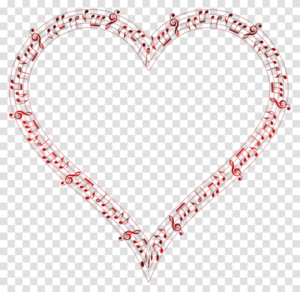 Heart Corazon Passion Pasion Music Musica Stave Music Note Heart, Bracelet, Jewelry, Accessories Transparent Png