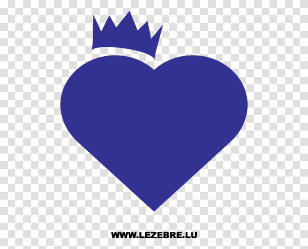 Heart Crown Decal T Shirts Cao Azul, Cushion, Balloon Transparent Png