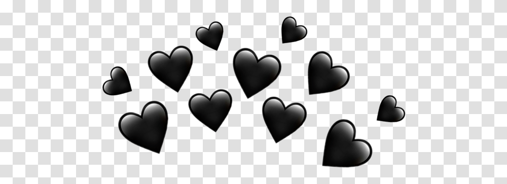 Heart Crown Heartcrown Black Blackheart Heart, Cushion, Pillow, Interior Design Transparent Png
