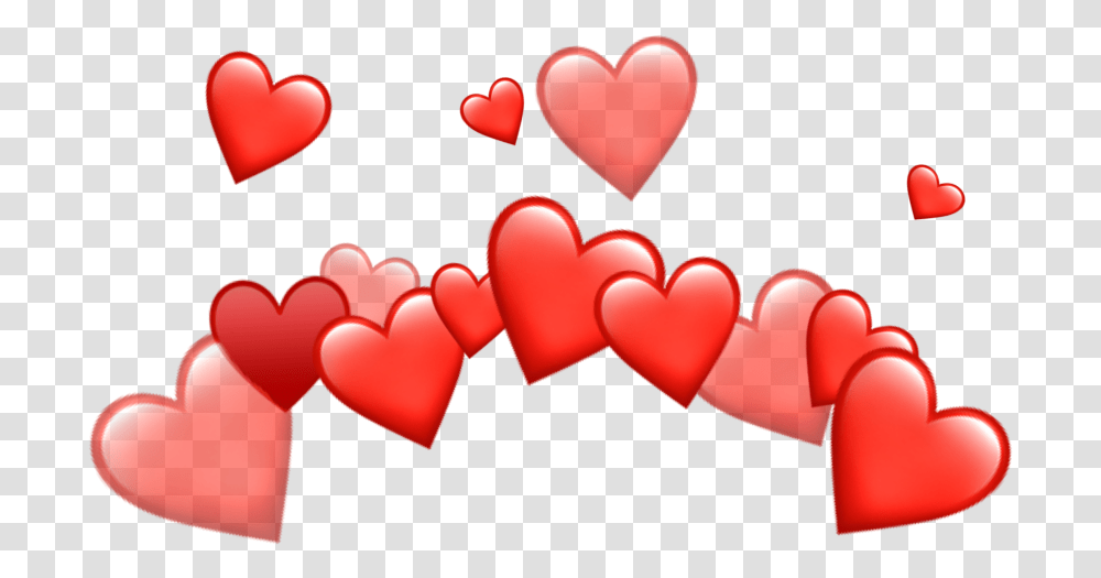 Heart Crown Heartcrown Red Freetoedit Heart Transparent Png