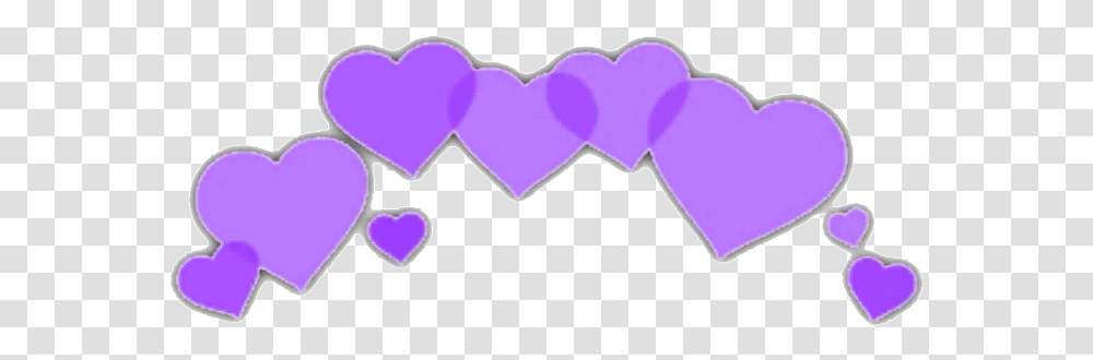 Heart Crown Heartcrown Sticker Wholesome Swirl Wholesome Purple Flower Crown, Rubber Eraser, Peeps, Mat Transparent Png