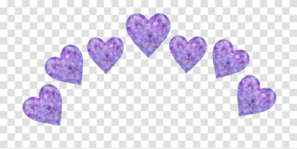 Heart Crown Hearts Tumblr Purple Purpleheart Emoji Heart Crown Purple, Person, Human, Plectrum Transparent Png