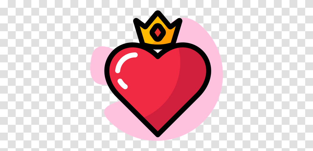 Heart Crown Icon Of Colored Outline Girly, Dynamite, Bomb, Weapon, Weaponry Transparent Png