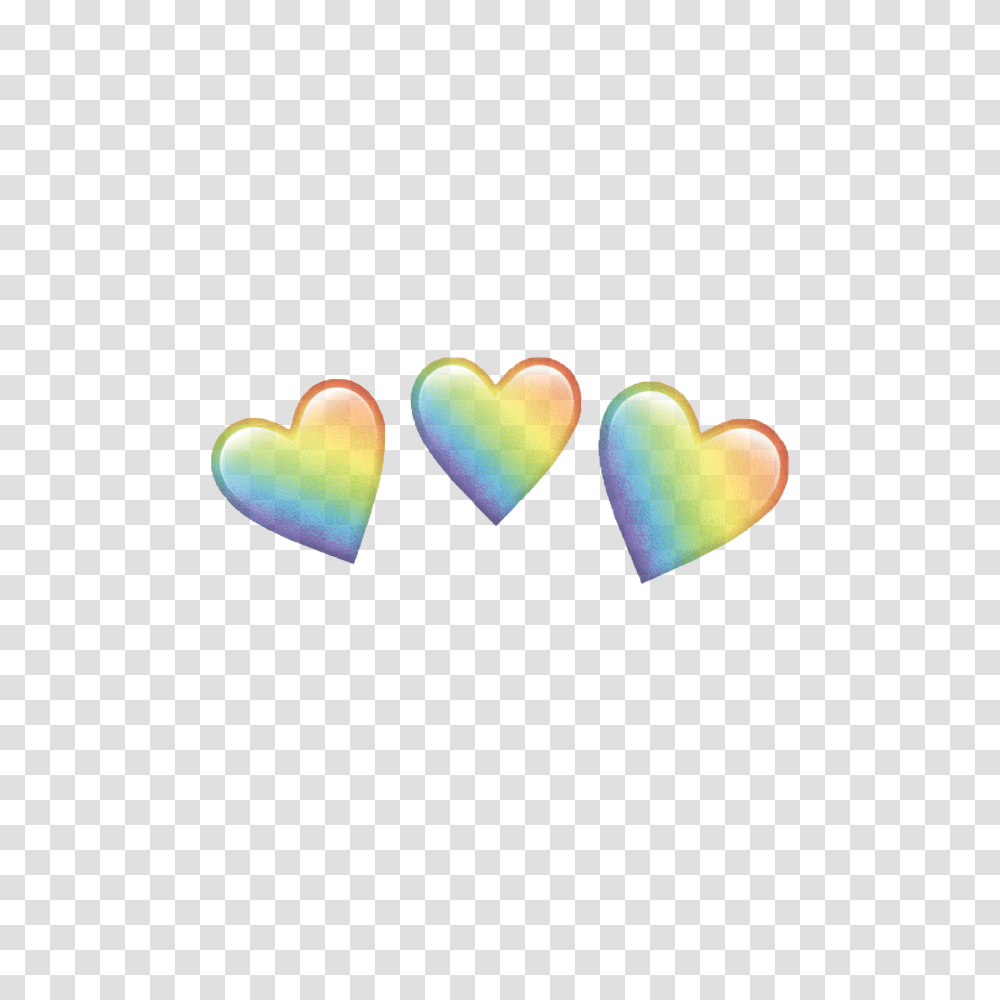Heart Crown Rainbow Love Cute Halo Freetoedit Transparent Png