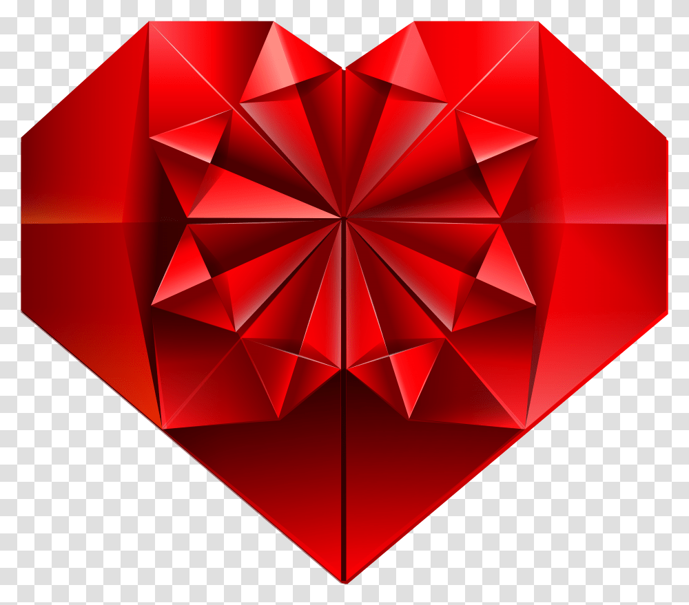 Heart Crystal Clip Art Transparent Png