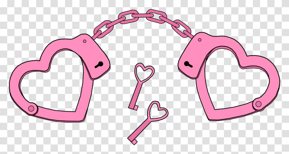 Heart Cuffs Cliparts Heart Handcuffs Clip Art, Key, Security Transparent Png