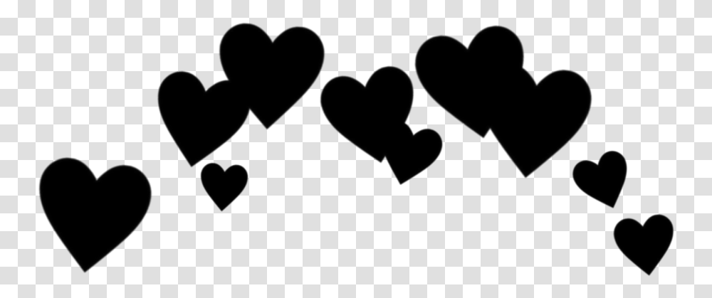 Heart Cute Effect Black Blackheart Love Cool Blue Heart Crown, Gray, World Of Warcraft Transparent Png