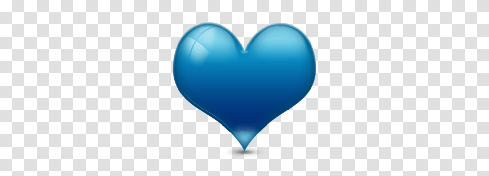 Heart D Shiny Blue Free Images, Balloon Transparent Png